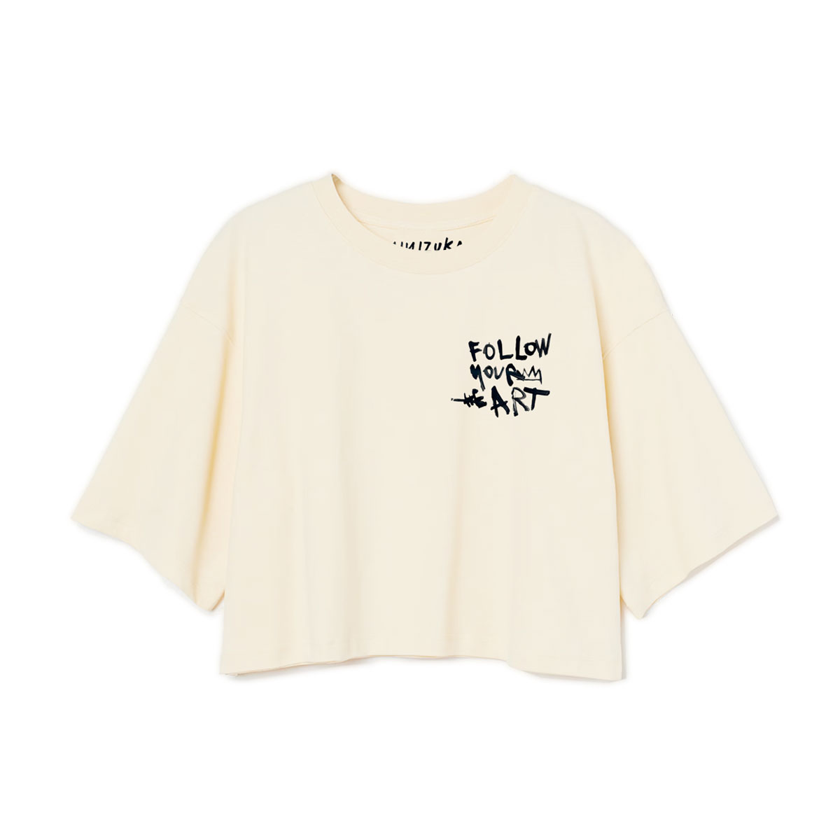 Camiseta en algodón color crudo| Follow - Imagen 3