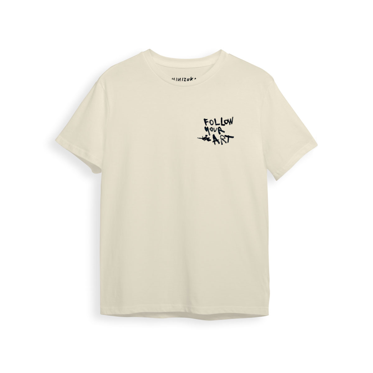 Camiseta en algodón color crudo| Follow - Imagen 5